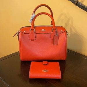 Coach Mini Satchel w/ Matching Wallet